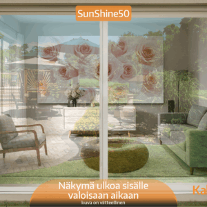 Solskyddsfilm SunShine50 exterior